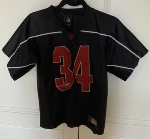 SHAQ Lakers NBA Youth Short Sleeves Polyester Black Jersey No. 34 Size 10 12 - Picture 1 of 8