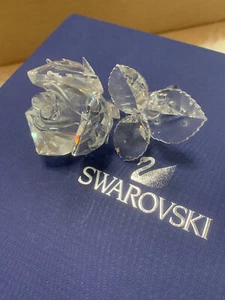 swarovski crystal figurines! Authentic With Box! Larger Rose￼￼ - Picture 1 of 2