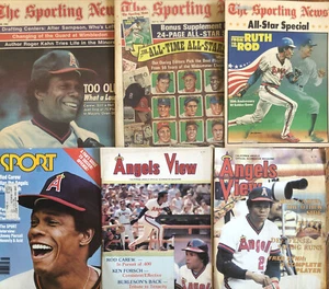 Rod Carew Magazine Lot California Angels Reggie Jackson, Fred Lynn, Don Sutton - Picture 1 of 12