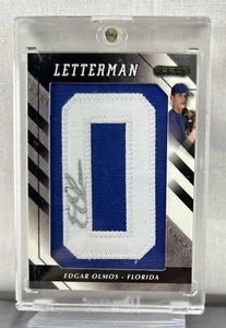 2008 Razor Letterman Autograph "O" Edgar Olmos - Florida EO-O1 - Picture 1 of 7