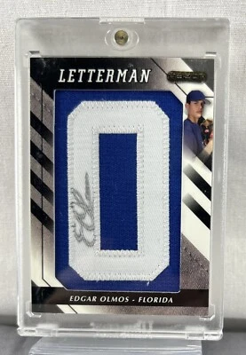 2008 Razor Letterman Autograph "O" Edgar Olmos - Florida EO-O1 - Image 1 of 4