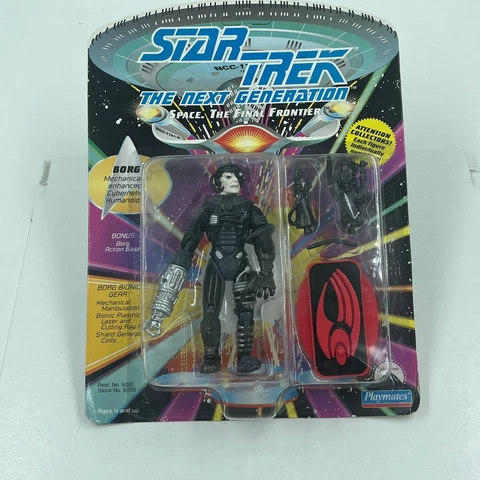 Playmates Star Trek The Next Generation Borg Action Figure 6055 - New Cover