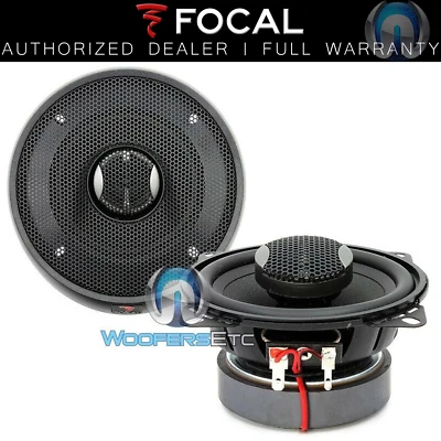 FOCAL IC-100 PRO 4" 2-WAY SOUND QUALITY ALUMINUM TWEETERS COAXIAL CAR SPEAKERS - Image 1 of 4