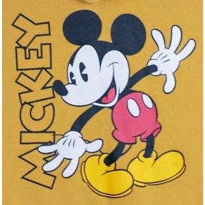 Disney Mickey Mouse Long Sleeve Hoody Sweatshirt. Adult Medium. Yellow - Picture 1 of 6