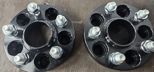 51 5x100 Wheel Spacers, 1'' Forged Hub Centric Wheel Adapters 56.1mm Bore M12x1. - Picture 1 of 4