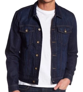 $198 NWT JOE'S JEANS SzL DENIM STRETCH JACKET ANTHONY BLUE - Picture 1 of 4