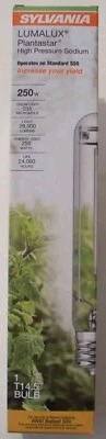 Sylvania LumaLux Plantastar 高压钠 250W 生长灯 T14.5 / S50-S2+ — 第 1/2 张图片