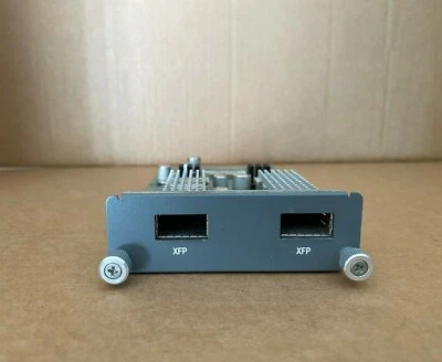 Dell Force10 S50-01-10GE-48T Switch Dual XFP Transceiver Module P/N 759-00032-02 - Image 1 of 4