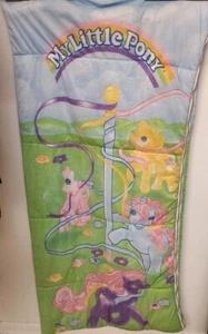 My Little Pony Sleeping Bag Sundae Best Ponies Ice Cream Sherbet Vintage 1989 - Picture 1 of 3
