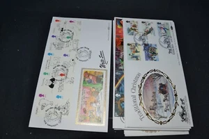 GB first day covers 1990's period x 22 different all Benham silk special edition - Picture 1 of 7