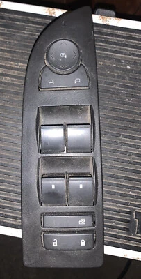 2006-2011 Buick Lucerne Front Left Driver Master Window Switch 15921607AB Black - Image 1 of 4