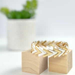 Bracciale Donna • Bicolore Oro-Argento • Taglia Unica Nuovo con etichette Nuovo con scatola - Foto 1 di 11