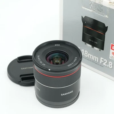 Samyang 18mm F2.8 AutoFocus Sony FE Full Frame Camera Lens - Near Mint - Image 1 of 4