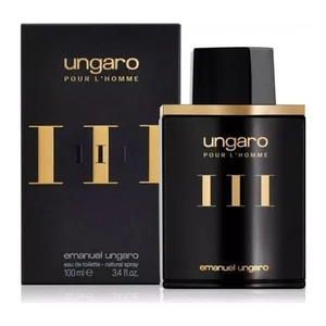 Emanuel Ungaro III Pour L'Homme Eau De Toilette Hommes Neuf 100 ml - Picture 1 of 1
