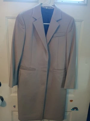 Gucci Beige Wool Long Coat Size 40 - Image 1 of 4