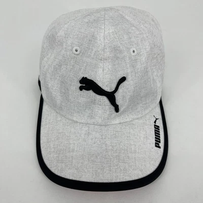 Puma Strapback Hat Women's One Size Gray Adjustable Cap Logo - Image 1 of 4