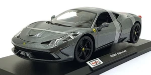 Maisto 1/18 Scale 46629 - Ferrari 458 Speciale - Grey - Picture 1 of 5
