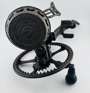 Antique 1877 Reading Hardware Cast Iron Apple Peeler Hand Crank Works Reading PA - Picture 1 of 7