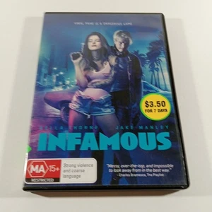 Infamous DVD Region 4 PAL Video Store Ex Rental Movie Bella Thorne Jake Manley - Bild 1 von 6