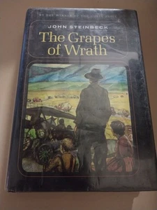 the grapes of wrath by john steinbeck (ex-library hardcover book) - Picture 1 of 2