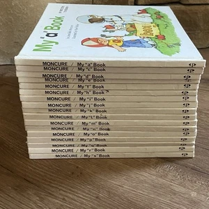 A-Z My First Steps To Reading Book Lot of 17 Hardcover Vintage Jane Moncure 1984 - Picture 1 of 12