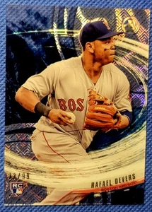 2018 Bowman High Tek Rafael Devers Tides of Youth  RC #23/99! Red Sox #TY-RD - Picture 1 of 4