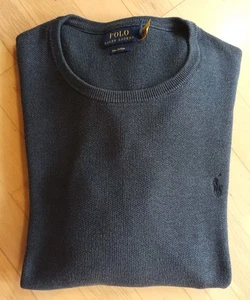 Ralph Lauren HerrenPullover Gr. L dunkelgrau Top Zustand - Bild 1 von 3