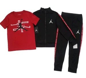 NIKE JORDAN Shirt Jacket Joggers Tracksuit 3Pc Set Lot Size S (8-10) - Picture 1 of 13