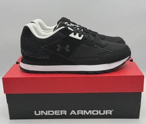 Under Armour Essential Zapatos para Correr Para Hombres 10 Negro/Blanco Tenis 3028408 001 - Imagen 1 de 10