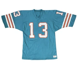 Vintage Sand Knit Macgregor Jersey Adult Sz L Miami Dolphins Dan Marino #13 - Picture 1 of 7