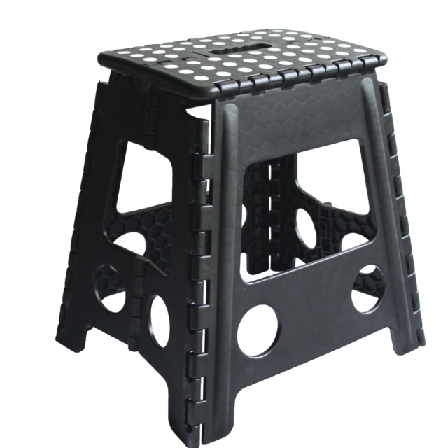KCT Portable Folding Stool - Black