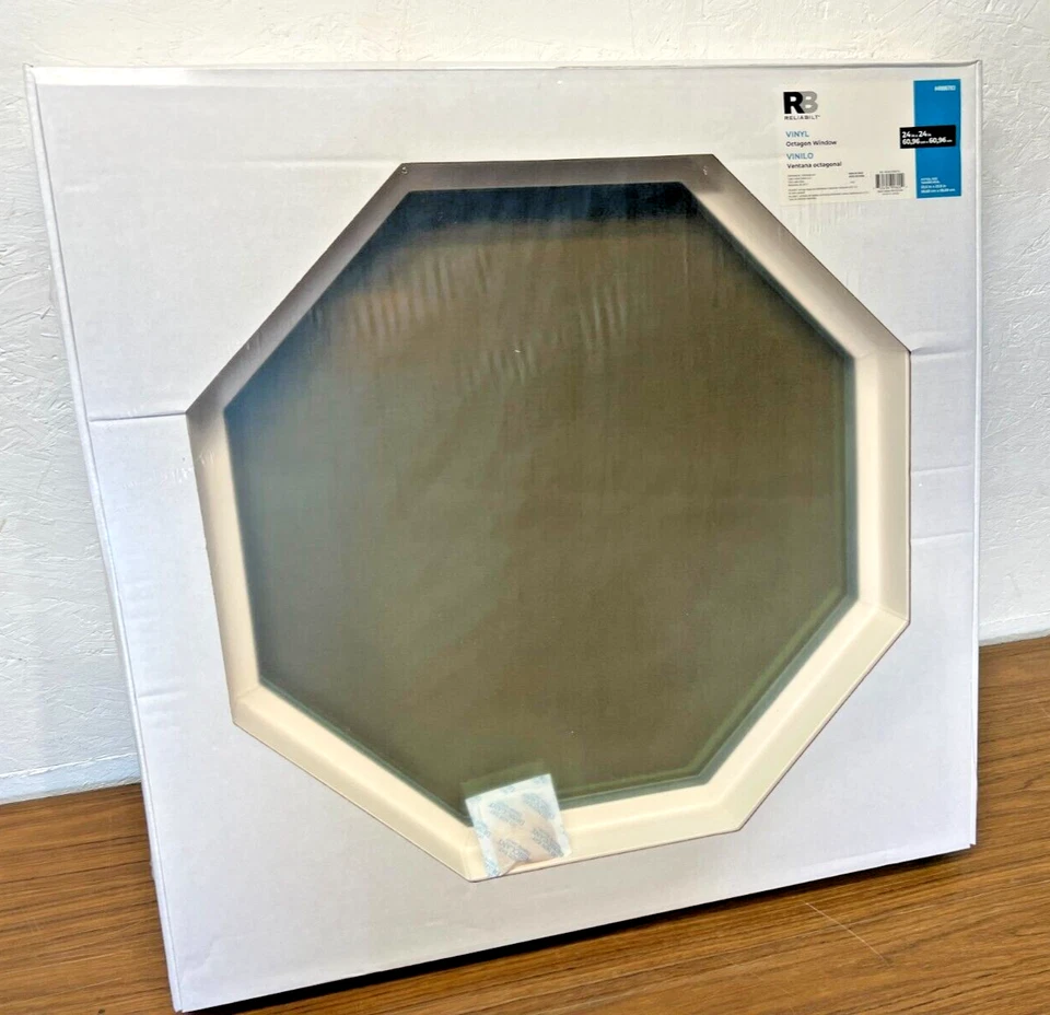 Reliabilt Vinyl Octagon Window 24” in ” In #4066703 White Model VOCT2424RB