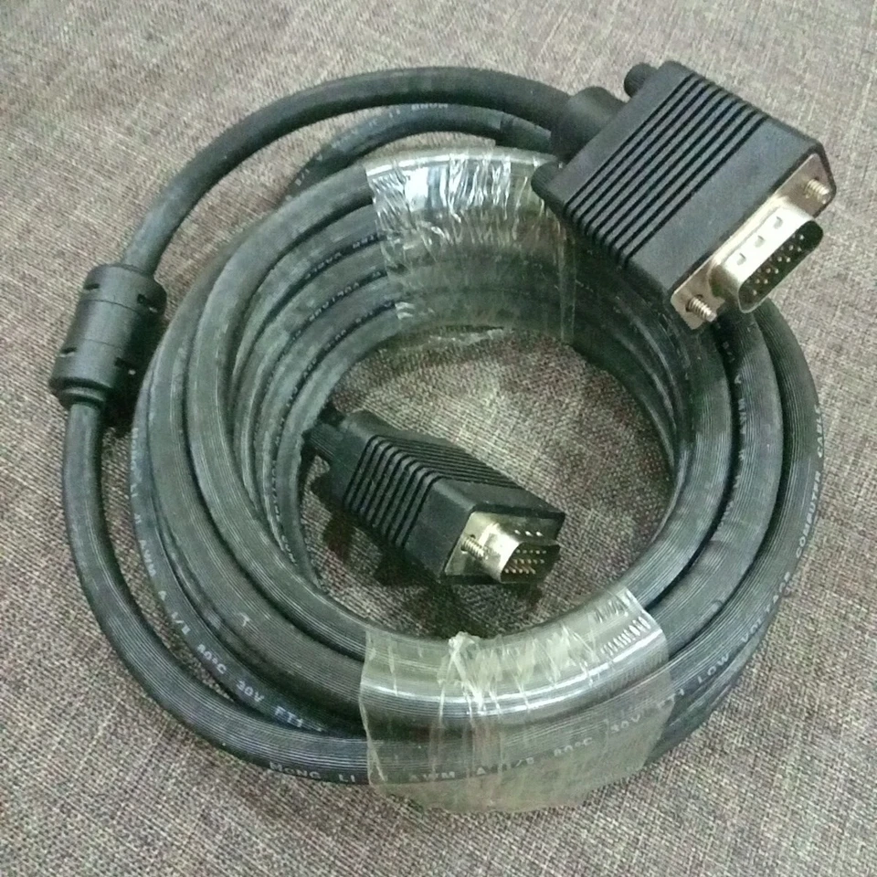 VGA Cable High Quality 5M Male to Male 15Pin - Image 1 of 3