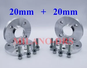KIT 4 DISTANZIALI RUOTA 20+20mm RENAULT CLIO I-II-III-IV-V + BULLONI - Imagen 1 de 1