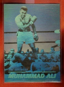 1991 KAYO Boxing The Greatest MUHAMMAD ALI Gold Hologram Card - Picture 1 of 2
