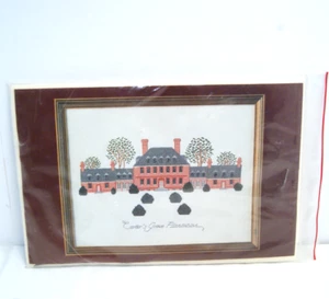 Historic Site Needlepoint Kit Pattern & Floss Carters Grove Plantation  UNUSED - Picture 1 of 3