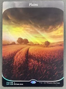 Plains Extended Art FOIL - NM - 212/216 Unstable MTG Land - Picture 1 of 2