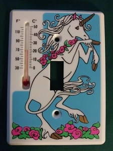 VTG Switch Plate Thermometer * UNICORN * F/C * Hong Kong - Picture 1 of 4