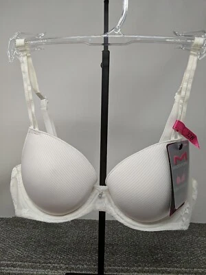 Maidenform Women's Size 32B Comfort Devoltion Demi Bra Style DM9350 100 NWT FLAW - Image 1 of 4
