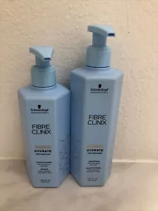 Schwarzkopf Fibre Clinix Hydrate Shampoo 10.1 oz & Conditioner 8.5 oz - Picture 1 of 4