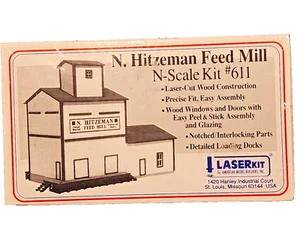 Spur N Amb Holz Hitzeman Futtermühle von Laser Kit #611 - Bild 1 von 3