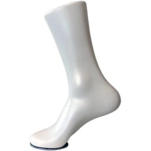 MN-289 Male Calf High Magnetic Upright Foot Sock Display with Metal Plate 13.5" - Picture 1 of 5