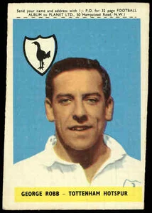 A&BC - 'Footballers (1958/59 Planet)' (1958)  - George Robb (Spurs) - Picture 1 of 2