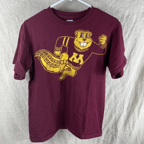 VTG Russell Athletic University of Minnesota Golden Gophers Unisex TShirt Size S Cover