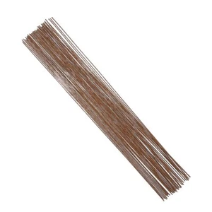 18 Gauge Brown Floral Wire 16" 50-Pack for Artificial Flower Craft Projects - Picture 1 of 7