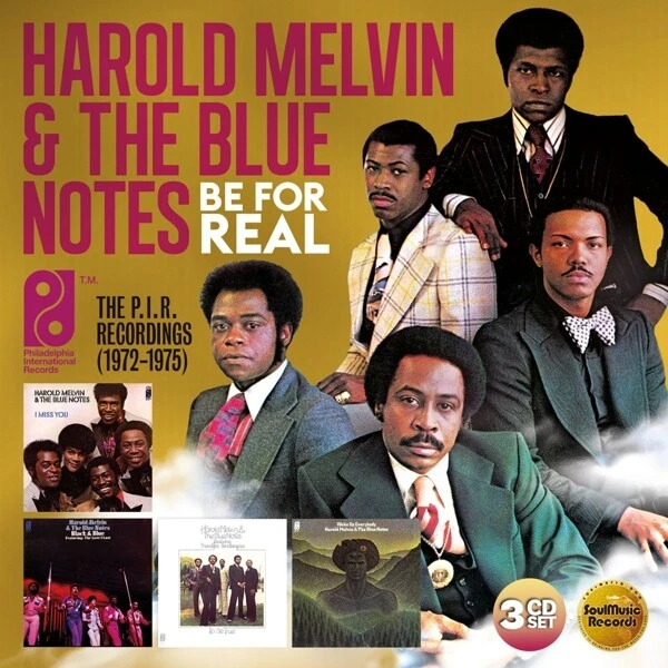 HAROLD & THE BLUE NOTES MELVIN - BE FOR REAL-THE P.I.R.REC.(REMAST. 3 CD NEU - Bild 1 von 1