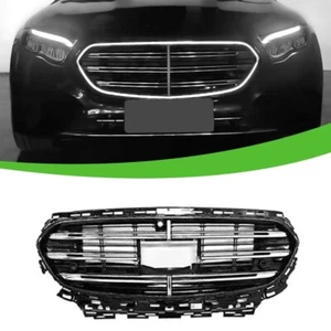 Front Bumper w/Light Center Hood Grill Mesh Fits For Benz W214 Class E 2024 - Bild 1 von 7