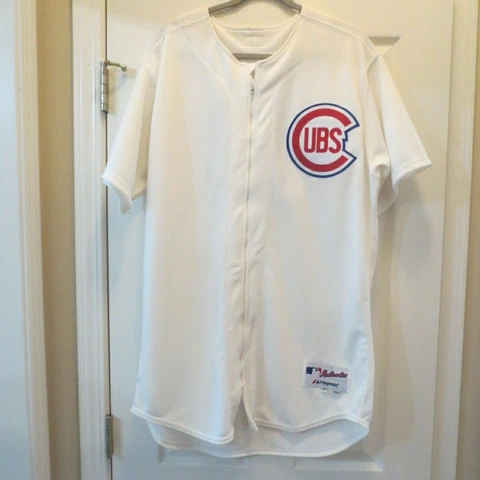 Mitchell and Ness Ernie Banks Chicago Cubs 1953 Jersey Size 48 Cover
