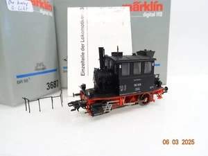 Märklin H0 3687 Dampflok BR 98 308 Glaskasten der DB Digital in OVP LE9203 - Bild 1 von 5