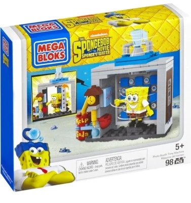 Mega Bloks Photo Booth Time Machine Spongebob Movie sponge out of Water  98 Pcs. - Image 1 of 4